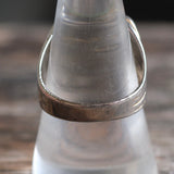 Vintage Sterling Serpentine Signet Ring 8.75