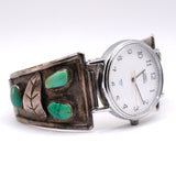 Vintage Sterling Turquoise Watch Band