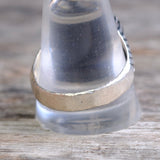 Vintage Sterling Onyx Ring 12.75