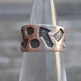 Vintage Sterling Silver Band 4.25