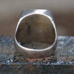 Vintage Sterling Chrysocolla Ring 8