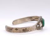 Vintage Sterling Turquoise Cuff Bracelet