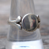 Vintage Sterling Silver Signet Ring 9.5