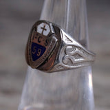 Vintage Sterling 1959 Signet Ring 5.5