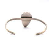 Vintage Sterling Turquoise Cuff Bracelet 6.5"