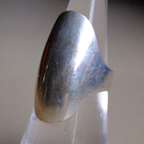 Vintage Sterling Silver Dome Ring 7