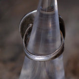 Vintage Sterling Turquoise Roper Ring 5.5