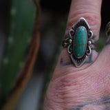 Vintage Sterling Turquoise Ring 5