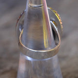 Vintage Sterling Turquoise Roper Ring 6.75