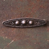 Vintage Sterling Silver Whirling Log Brooch
