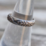 Vintage Sterling Floral Band 6