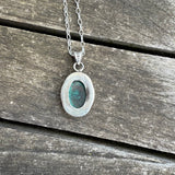 Vintage Sterling Turquoise Necklace