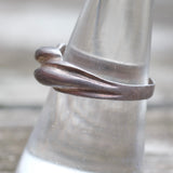 Vintage Sterling Silver Modernist Band 8