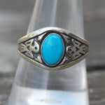 1980's Vintage Turquoise Thunderbird Ring