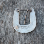 Vintage Sterling Western Silversmiths Hand Engraved Belt Buckle