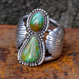 MASSIVE Vintage Sterling Royston Winged Cuff