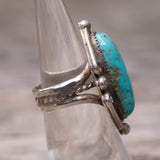 Vintage Sterling Turquoise Ring 6