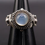 Vintage Sterling Moonstone Ring 7.5