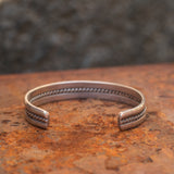 Vintage Sterling Silver Braided Cuff