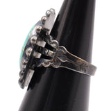 Vintage Sterling Turquoise Ring 5.5