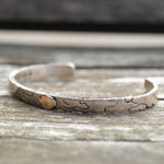 Vintage Sterling Harley Davidson Logo Cuff
