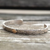 Vintage Sterling Harley Davidson Logo Cuff