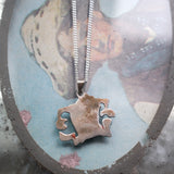 Vintage Sterling Silver Taz Necklace