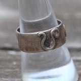 Vintage Sterling Silver Handmade Band 9.25