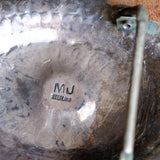 Vintage Sterling Stamped Turquoise Concho Belt Buckle