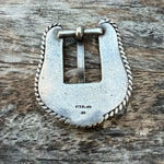 Vintage Sterling and 10K Gold Ladies Belt Buckle