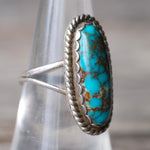 Vintage Sterling Turquoise Ring 7.25