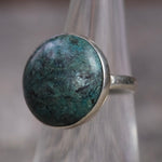 Vintage Sterling Chrysocolla Ring 6