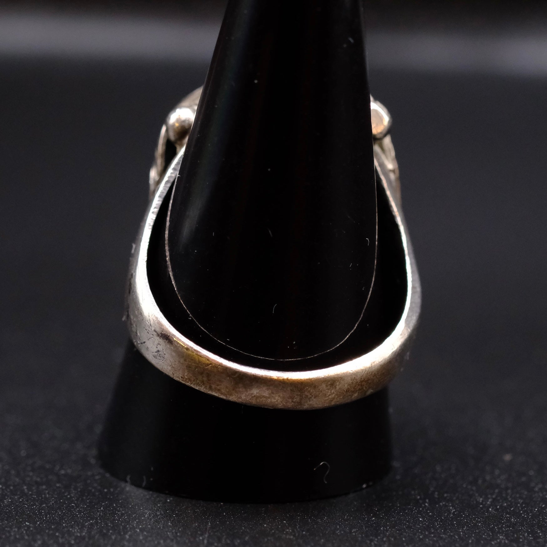 Vintage Sterling Turquoise Claw Ring 11