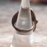 Vintage Sterling Turquoise Roper Ring 6.5