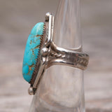 Vintage Sterling Turquoise Ring 6