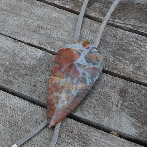 Vintage Jasper Bolo Tie