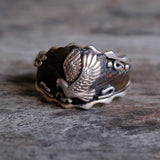 Vintage Sterling Eagle Ring 13