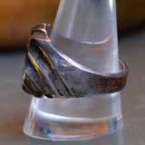 Vintage Sterling Red Jasper Ring 11.75