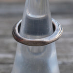 Vintage Sterling Silver Modernist Band 5.75