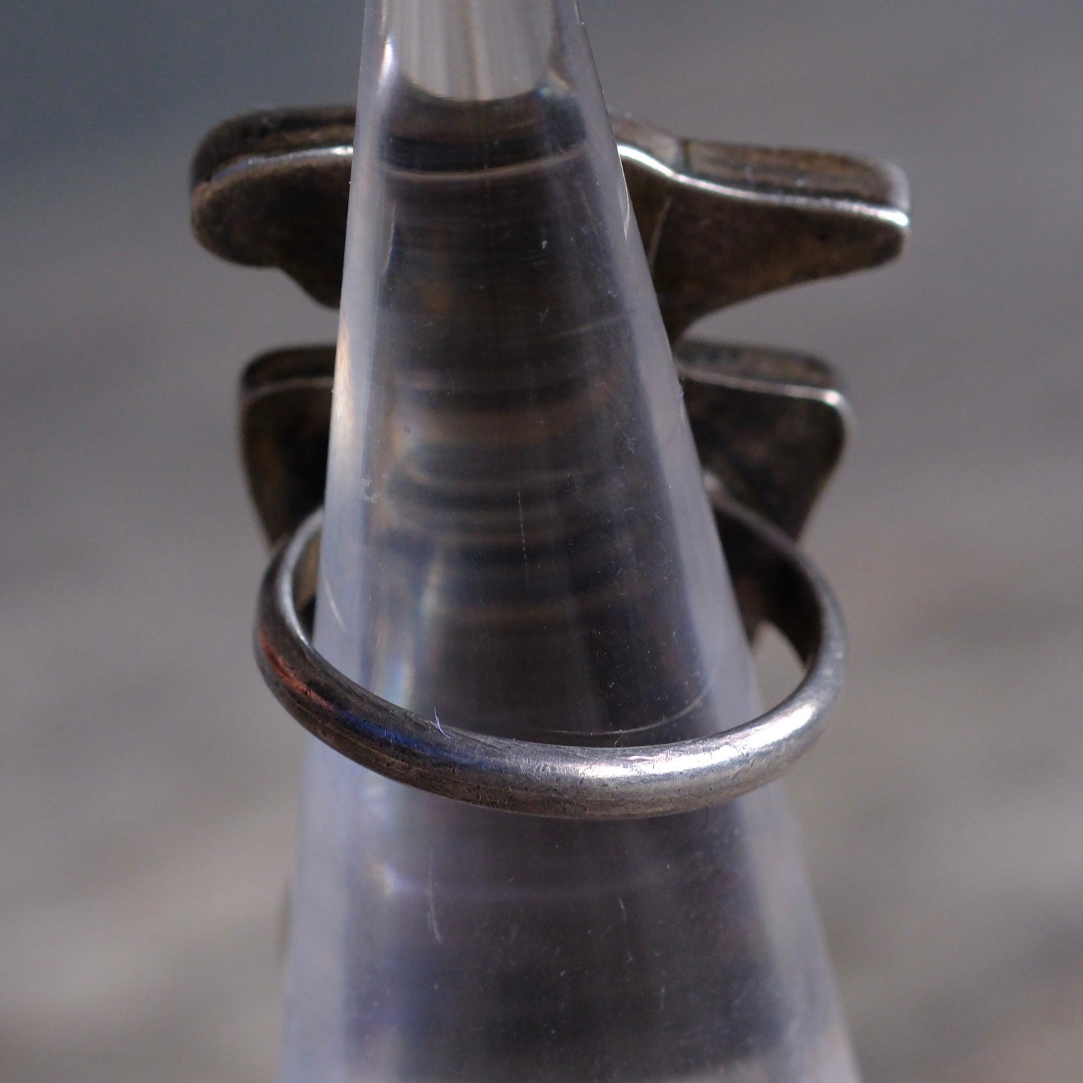Vintage Sterling Multistone Inlay Thunderbird Ring 2.5