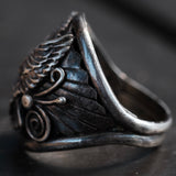 Vintage Sterling Silver Eagle Ring 11