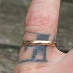 14K Yellow Gold Band Ring Size 6.5