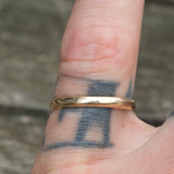 14K Yellow Gold Band Ring Size 6.5