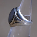 Vintage Sterling Mother Of Pearl Ring 5.5