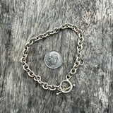 Vintage Sterling Silver Chain Bracelet