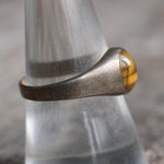 Vintage Sterling Tigers Eye Ring 8