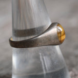 Vintage Sterling Tigers Eye Ring 8