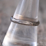 Vintage Sterling Silver Stamped Band Ring 9