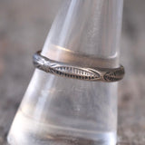 Vintage Sterling Silver Stamped Band Ring 9