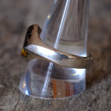 Vintage Sterling Tigers Eye Inlay Ring 12